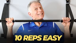 5 Pull-Ups Guaranteed For Beginners, Over 50 & Bonus