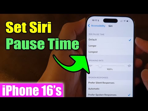 iPhone 16/16 Pro Max: How to Set Siri Pause Time To Default/Longer/Longest