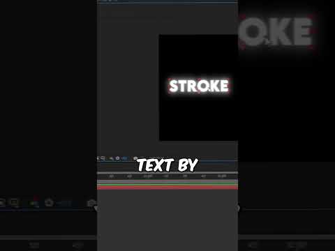 HOW TO: Stroke Text Effect