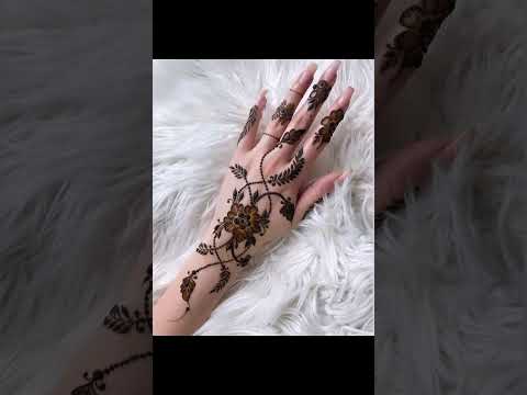 Best backhand mehndi🌿part 1