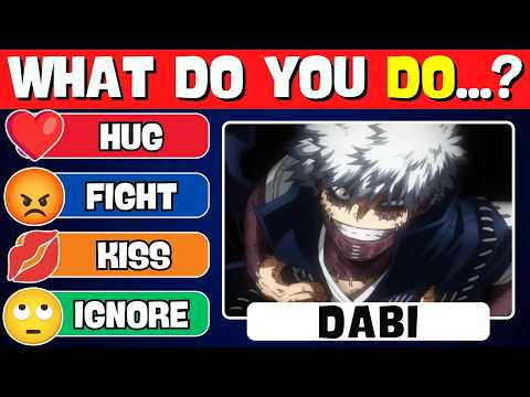 What Do You Do? My Hero Academia Edition 🦸💪👊 | Random Quizzes