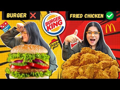 Ordering WEIRDEST FOOD At Fast Food Restaurants | Dominos, Mc Donalds, Burger King, Pizza Hut