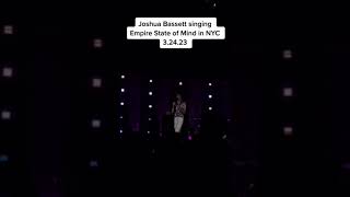 Joshua Bassett - Empire State Of Mind (JAY-Z ft Alicia Keys) | The Complicated Tour, NYC