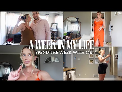 WEEKLY VLOG | getting dressed up, cook with me, 35 weeks pregnant and feeling IT, cervix checks??