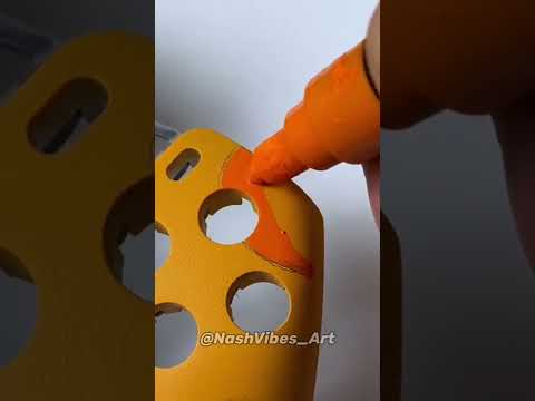 Custom PS5 Controller using Posca Markers! Satisfying! (#Shorts)