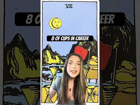 Tarot Cards in Career: 8 of Cups #tarot #tarotcardmeanings #8ofcups