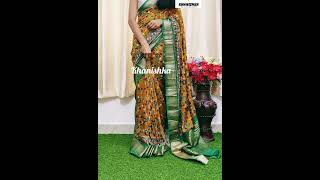 Pure Binny Crepe Saree,Price:2150+$,What'sApp:9550395325,Insta:silk_sequence,Dec11