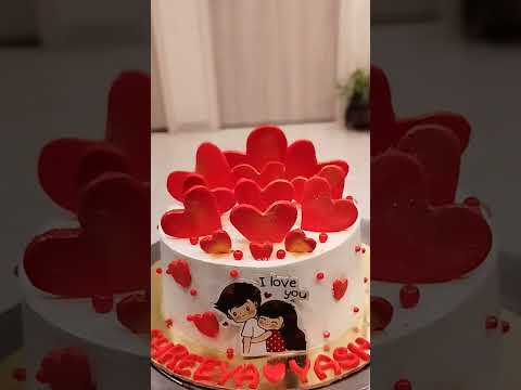 Tum se mil ke | Anniversary Special Cake Design | Birthday Special Cake #shorts #kkhushifoods