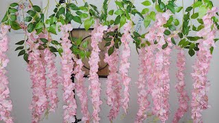 Best Fake Flowers On Amazon Review For Wisteria Vine Flowers