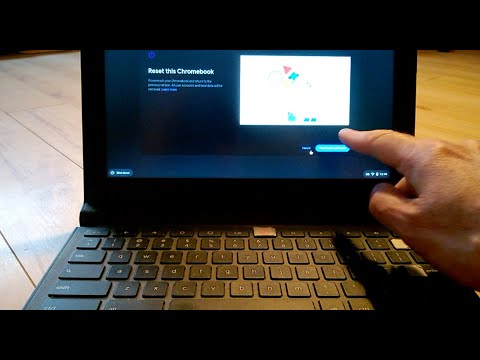 Chromebook factory reset using only keyboard keys buttons