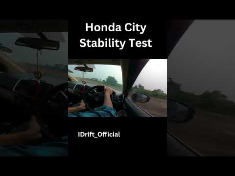 Honda city stability test #Honda #hondacity #drift