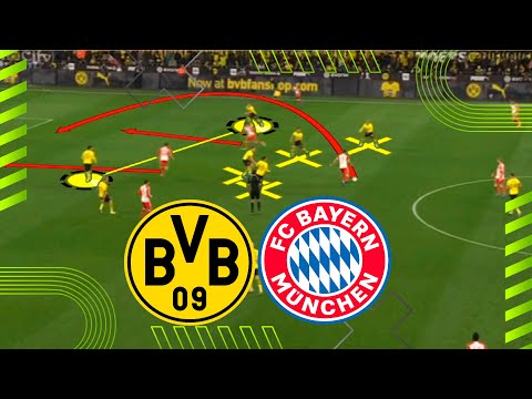 TACTICAL ANALYSIS: BORUSSIA DORTMUND 0-4 BAYERN MUNCHEN | HARRY KANE, TUCHEL, MUSIALA...