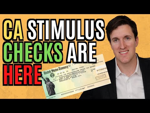 IT'S HERE:  California Stimulus Check Update!!!