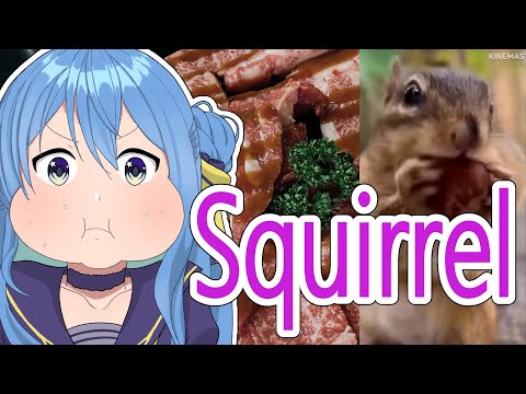 Suisei has eating habits like a squirrel