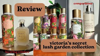 Victoria’s Secret Lush Secret Garden Collection Review - Perfume Layering Combos - Comparisons