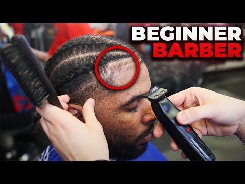 Beginner Barber Seeking Help! MID TAPER/ CRISPY LINE UP’S / HAIRCUT TUTORIAL 💈@Jordianperez