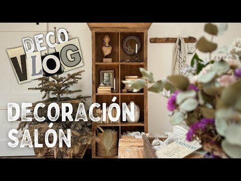 🟤 SALÓN: DECORACIÓN LIBRERÍA ✨ Todos mis Plaids ✨ Tips ✨ Plantas