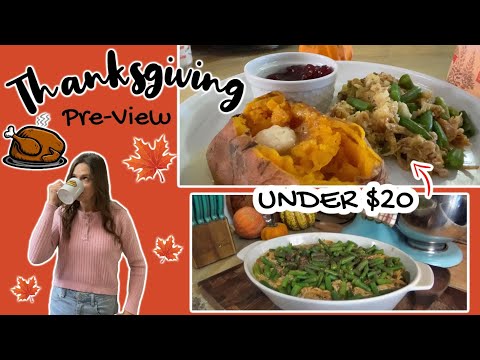 A Walmart Thanksgiving Dinner for under $20! 🍁 One Pot Thanksgiving & Sweet Potatoes in 30 minutes!