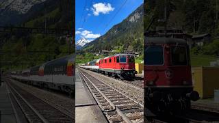 🏔️ Spektakuläre Szene: Gotthard Panorama Express mit der Re 420 in Gurtnellen! 🚊