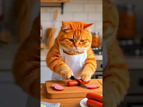 Fatty Chef #cat #aigc #funny #chubbycat #funnycats