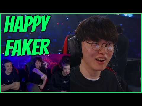 Faker Smiling While Smurfing On Bard