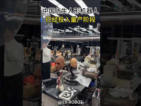 中国仿生人形机器人 已经投入量产阶段 #中国 #人工智慧 #机器人 #人形机器人