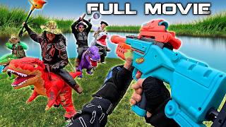 NERF GUN DINOSQUAD BATTLE - FULL MOVIE! | (Nerf First Person Shooter)