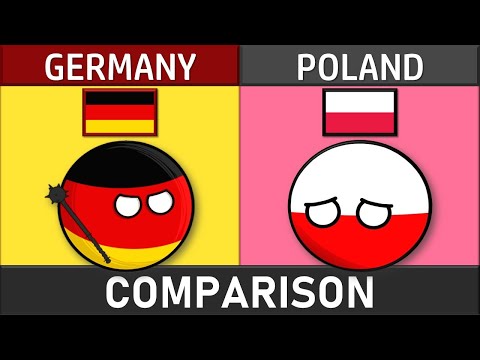 Germany vs Poland - County Comparison #shorts