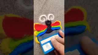 Easy butterfly rangoli ♥️ #easyrangoli #rangoli #butterfly #rangolidesign #trending #viralvideo