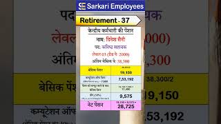 Retirement - 37, Calculation of Pension, Commutation of Pension of Level 3