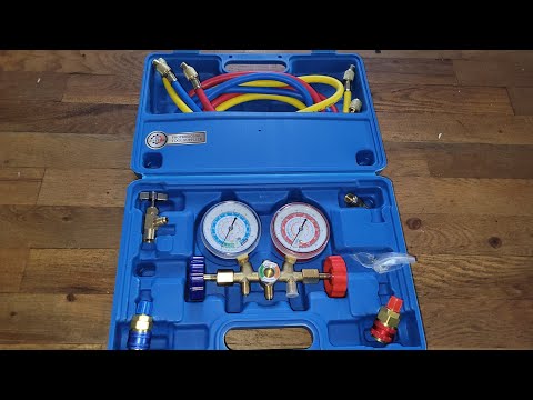 How to set up 3 Way AC Manifold Gauge Set HVAC Diagnostic Refrigerant Charging Tool for Auto/House