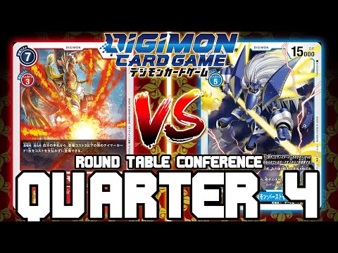 Garudamon VS MirageGaogamon BM!! | Digimon Card Game: BT-13 Round Table Conference (QUARTERFINAL 4)