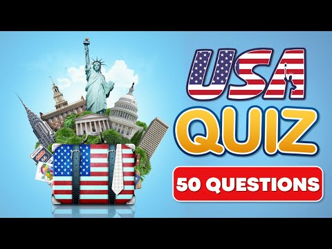 USA Quiz 🗽😏 | Can You Answer These 50 USA Quiz Questions? ✅