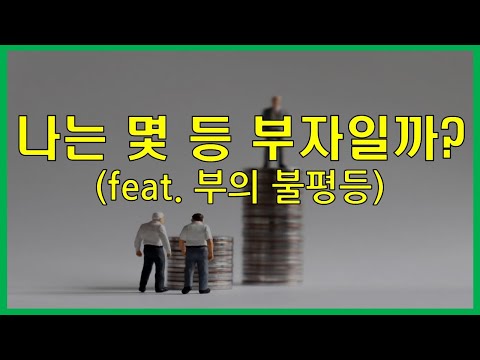 나는 몇 등 부자일까? 자산에 따른 부의 순위 알아보기! (feat.부의 불평등)