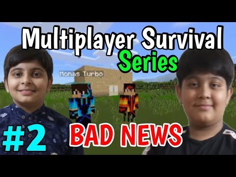 Minecraft Multiplayer survival Series|Bad News|Episode 2|Turbo Proz