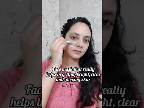 Facemask for clear skin #skincare #glowingskin #trending #shorts  #ytshorts #clearskin #facemask