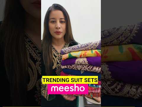 Huge Meesho Party/WeddingWear Suit Set Haul #meesho #ytshorts #shorts