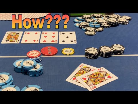 First Hand I Win ENORMOUS ALL IN Pot In Unbelievable Way! Famous Opponents!! Poker Vlog Ep 260