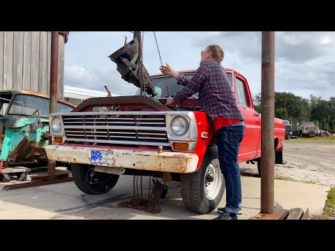 1968 FORD F250 V8 | Seized Drivetrain Removed