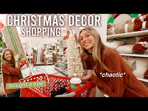 christmas decoration shopping! + haul | VLOGMAS day 1