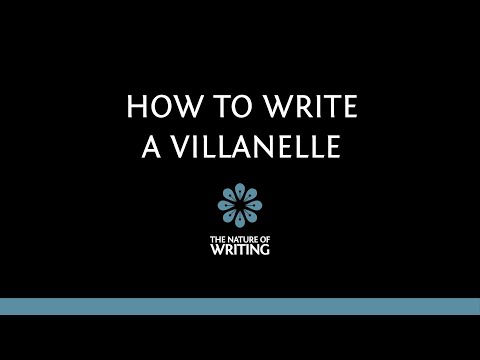 How To Write a Villanelle