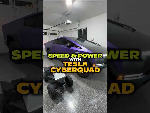 Speed & Power with Tesla Cyberquad