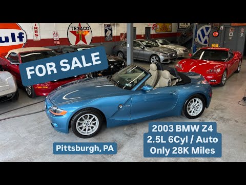 SOLD : 2003 BMW Z4 ~ 2.5L 6-Cylinder ~ Automatic ~ 28K Miles ~ Clean Carfax ~