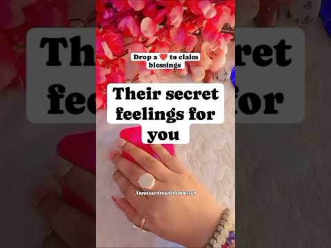 Their secret feelings for you #tarot #feelingstarot #hinditarot #youtube