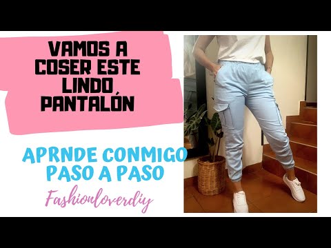 DIY TUTORIAL PANTALÓN JOGGER/ PANTALÓN CAMUFLADO CARGO/ MUJER/JOGGER