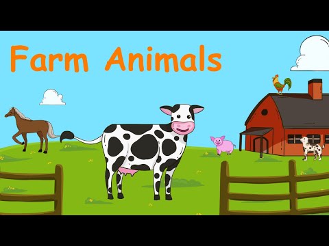 Farm Animal Names for kids #farmanimals #viralvideo #kidssong #rhymes #kidscartoon #youtubekids