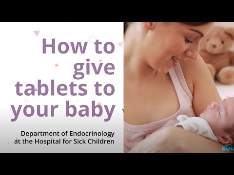 How to Give Tablets to Babies | AboutKidsHealth at The Hospital for Sick Children