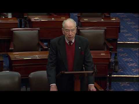 Grassley Marks National Law Enforcement Appreciation Day on Senate Floor