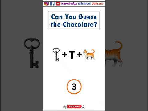 Can you Guess the Chocolate? #braintest #brainteaser #iqtest #iq #shorts #intelligencetest