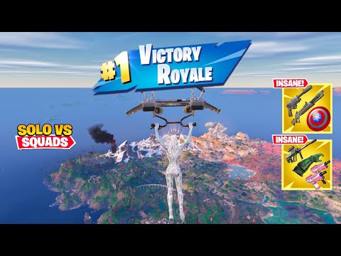 112 Kill Solo Vs Squads "Build / Zero Build" Wins Full Gameplay (Fortnite Season 4 Ps4 Controller)